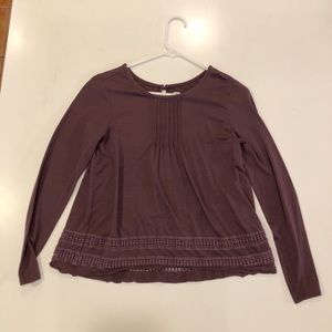 Old navy lacy blouse shirt youth teen youth xl